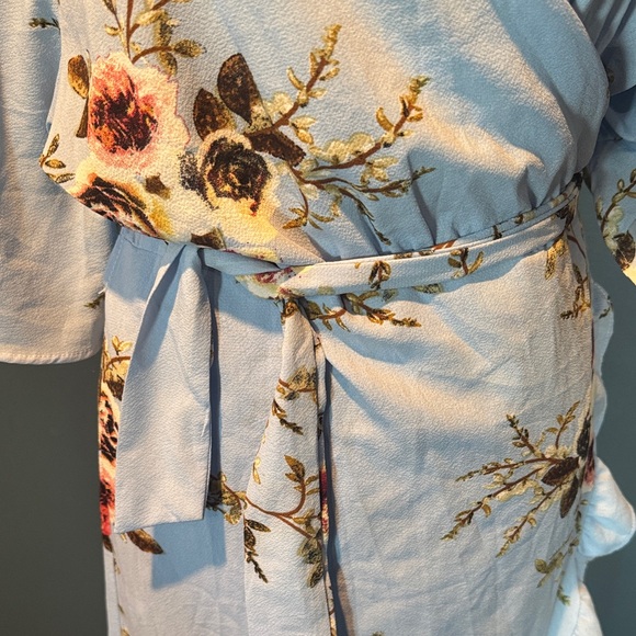 Floral Wrap Maxi Dress - Picture 5 of 7